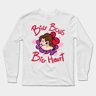 Big Bows, Big Heart Long Sleeve T-Shirt